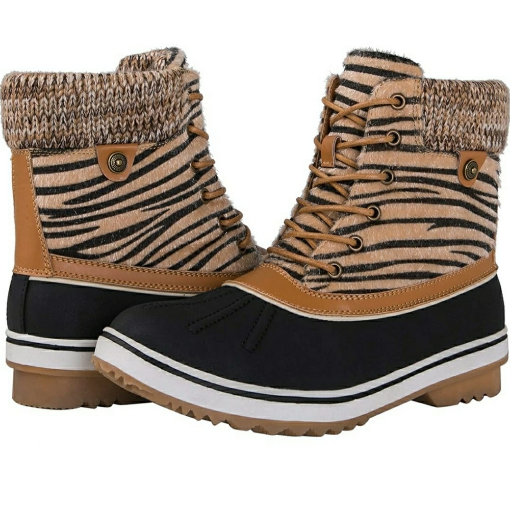 Animal print Snow Boot
